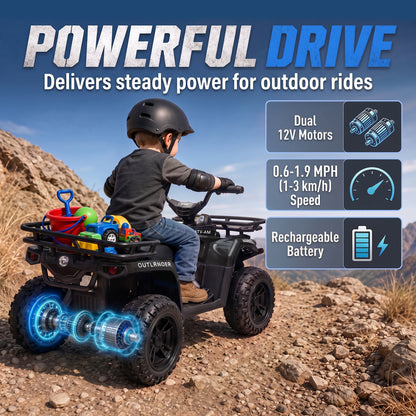 Kids Electric ATV 12V Quad