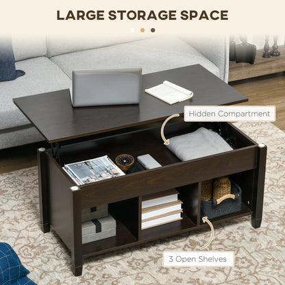 Lift Top Coffee Table Modern with Hidden Storage