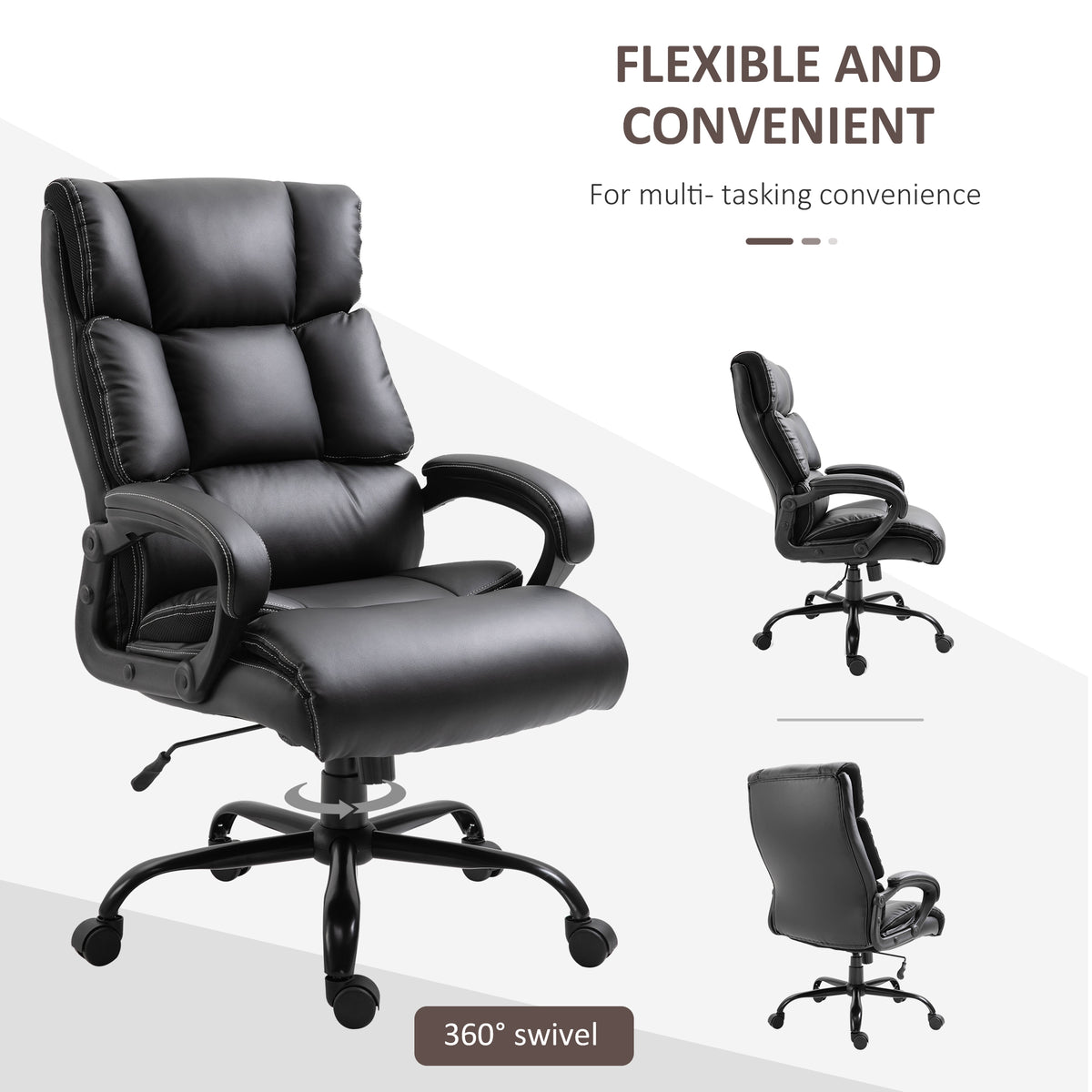 Silla de oficina ergonómica robusta