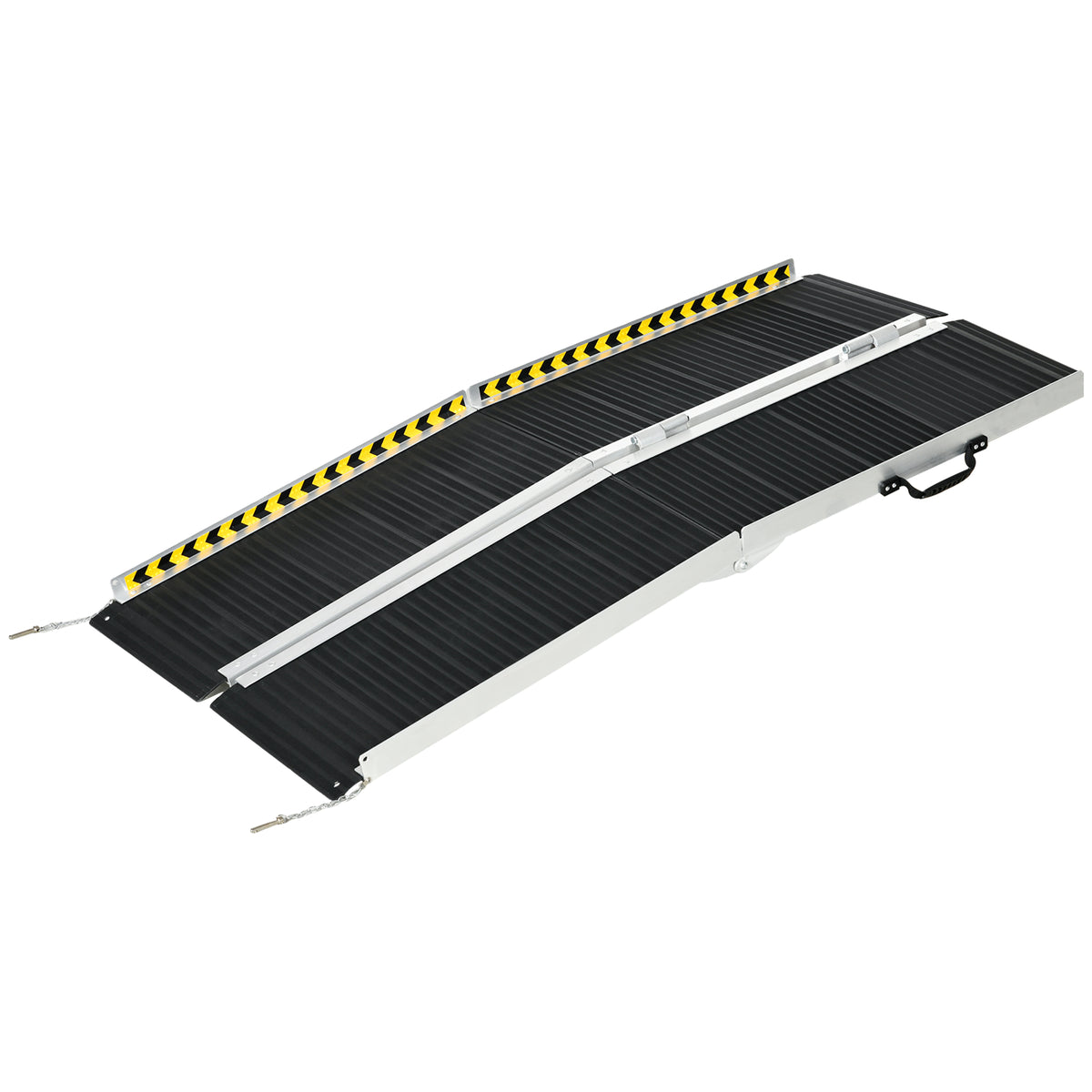 Folding Aluminum Wheelchair Ramp 5ft — black