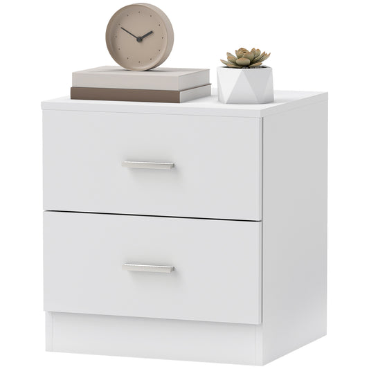 Modern Nightstand with 2 Drawers