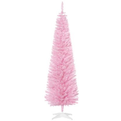 Pino de Navidad artificial delgado estilo lápiz 6 pi