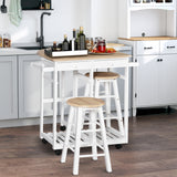 Drop leaf kitchen trolley — Set of 3