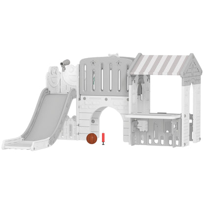 7-in-1 Toddler Slide Playground Playset