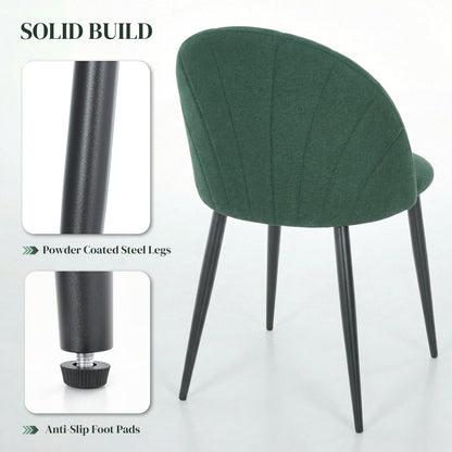 Dining chairs upholstered set of 4