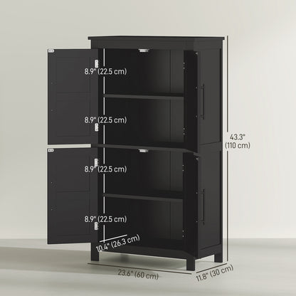 Farmhouse bathroom storage cabinet