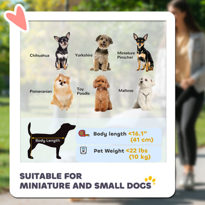Cochecito plegable de 3 ruedas para perros con toldo ajustable