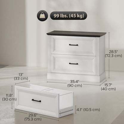 Lateral filing cabinet farmhouse style
