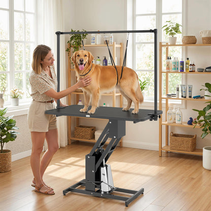 Hydraulic Z-Lift Dog Grooming Table