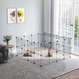 Modular Small Animal Wire Cage — Set of 40
