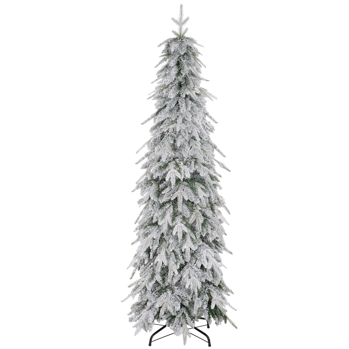 Pino de Navidad artificial estilizado nevado 1,8 m