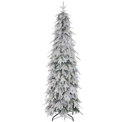 Pino de Navidad artificial estilizado nevado 1,8 m