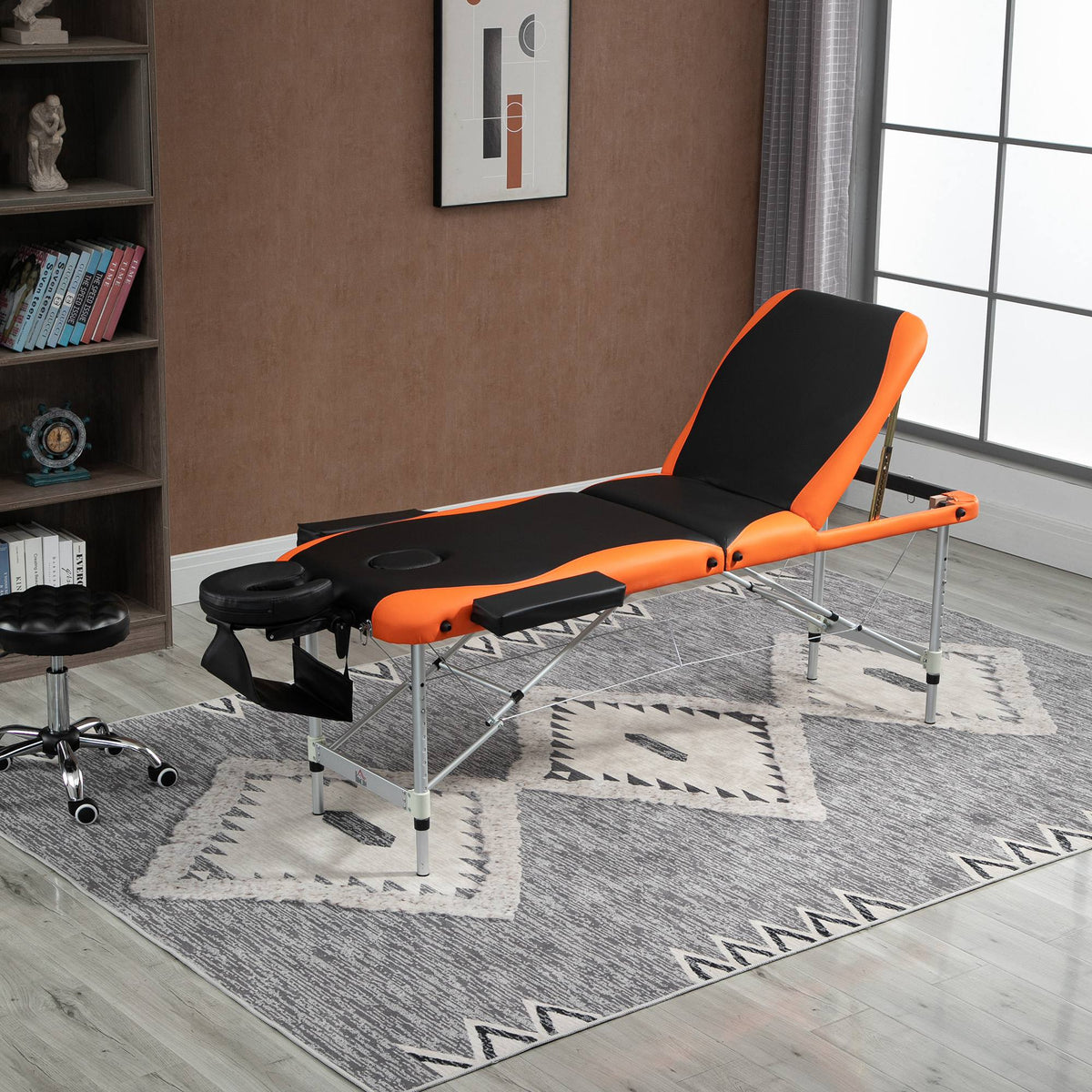 Professional foldable aluminum massage table