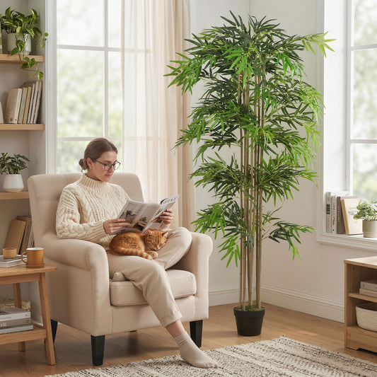 Artificial Bamboo Tree with Eight Trunks
