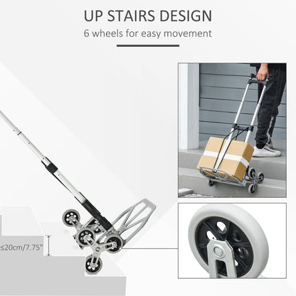 6-Wheel Folding Stair Climber Hand Truck