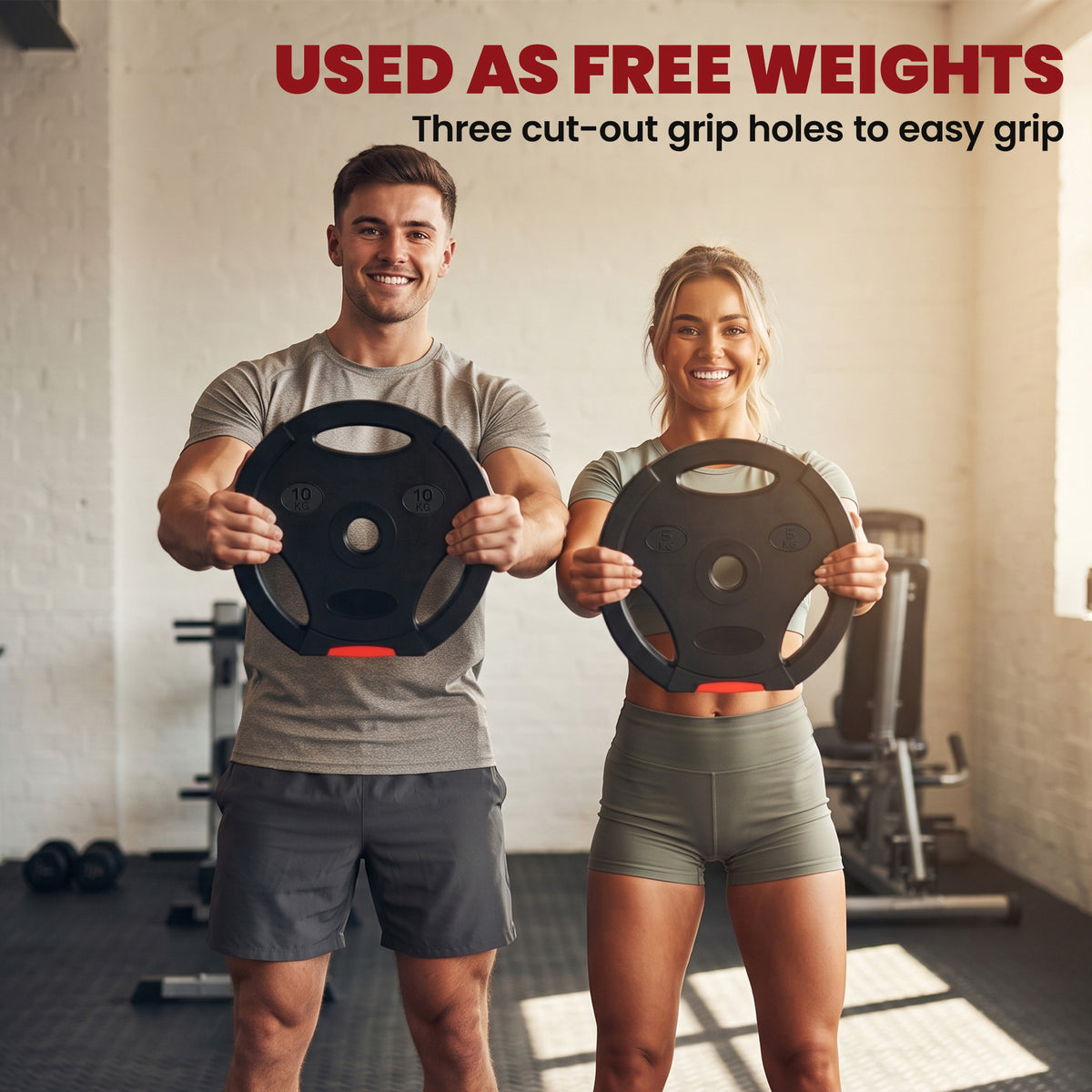 Weight Plates 1-Inch Set 44 lb