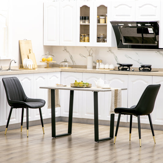 Juego de 2 sillas de comedor modernas