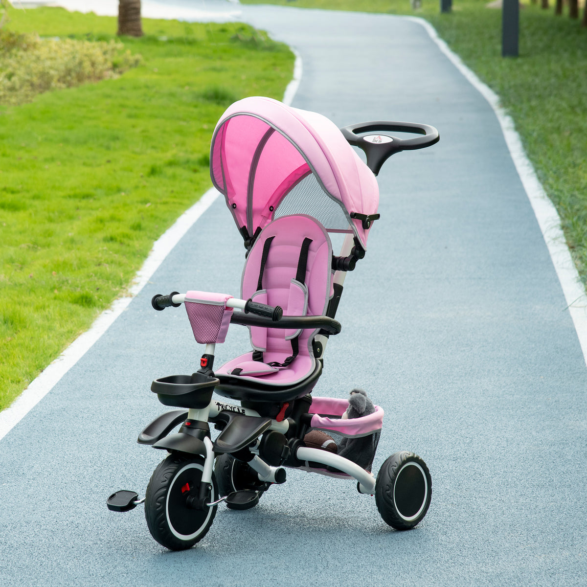 Triciclo evolutivo 6 en 1 convertible en silla de paseo y bicicleta infantil