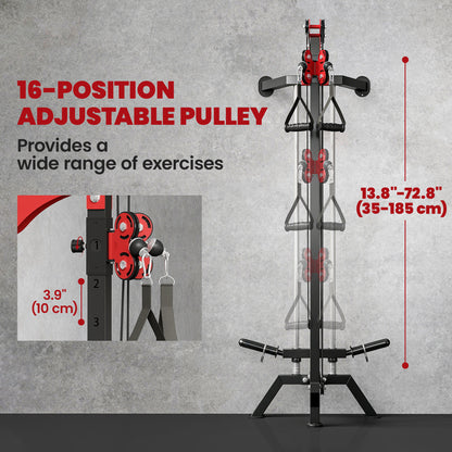 Wall Mount Cable Station Adjustable Pulley