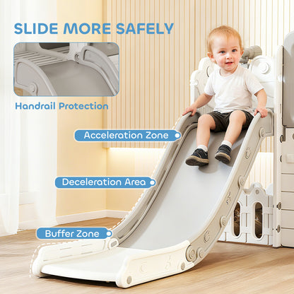 7-in-1 Toddler Slide Playground Playset