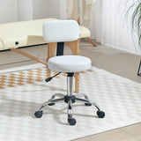 Taburete giratorio ajustable con respaldo