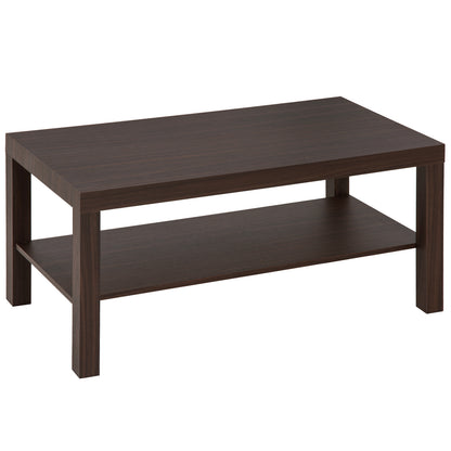 Two-Tier Engineered Wood Coffee Table