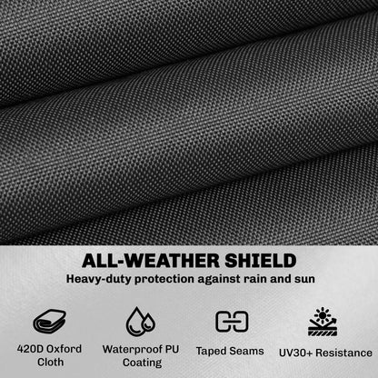Funda impermeable para muebles de patio 420D — Negro