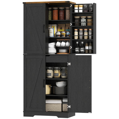 Kitchen Pantry Cabinet Farmhouse 182 cm