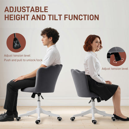 Office chair armless swivel adjustable height desk chair