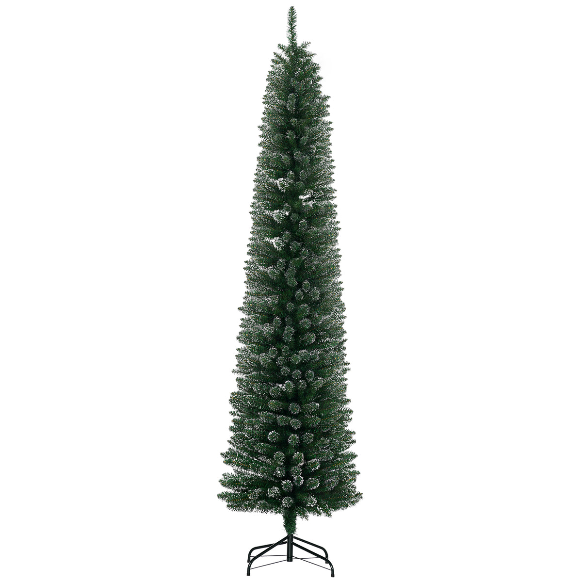 Snow-Tipped Pencil Christmas Tree 6 ft