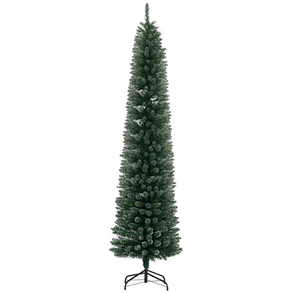 Snow-Tipped Pencil Christmas Tree 6 ft
