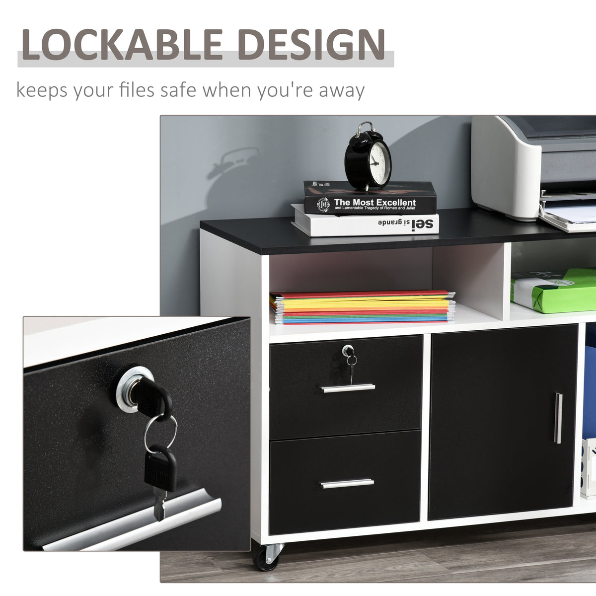 Mobile Lateral Filing Cabinet