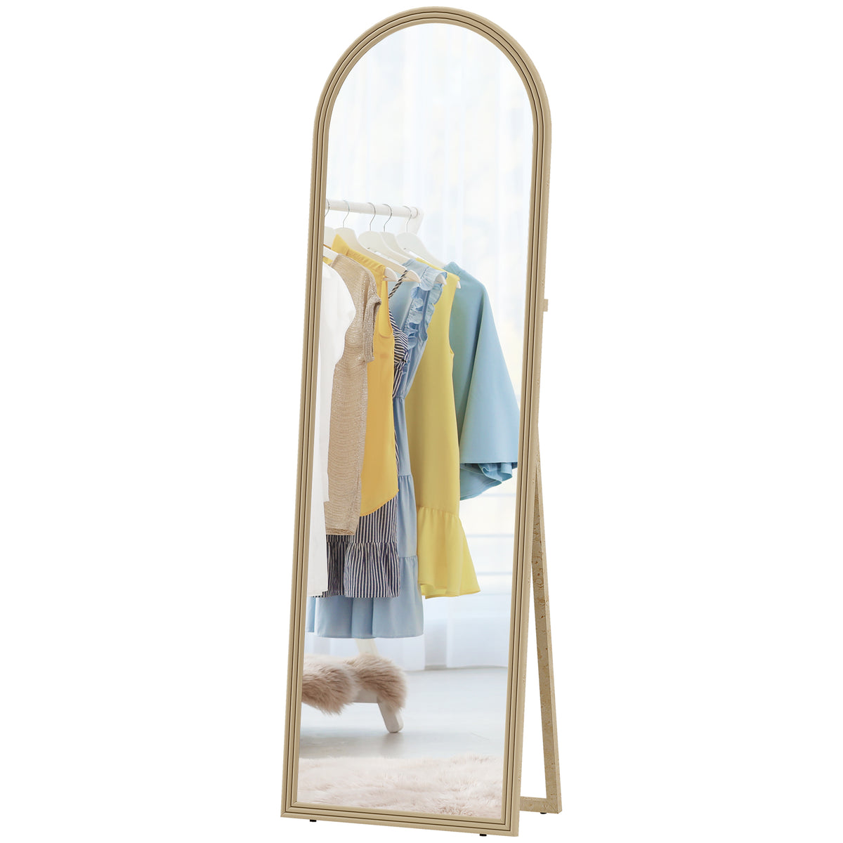 Arched Full Length Standing Mirror 64 inches