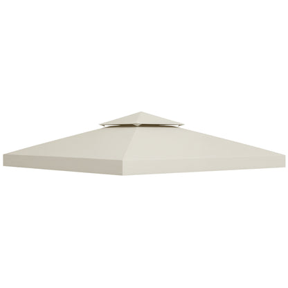Two-Tier Gazebo Canopy Replacement Top 10 x 10 ft