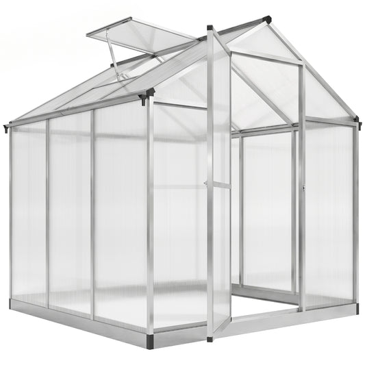 Greenhouse 183x189x195cm Polycarbonate Aluminum with Ventilation