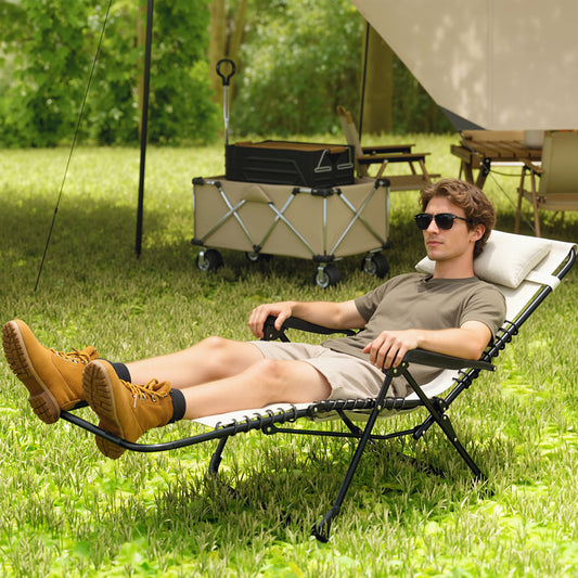 5-Position Zero Gravity Folding Outdoor Lounge Chair