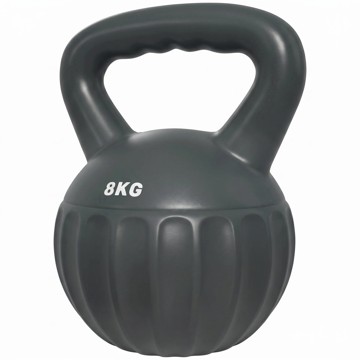 Kettlebell con mango antideslizante para musculación, 8 kg