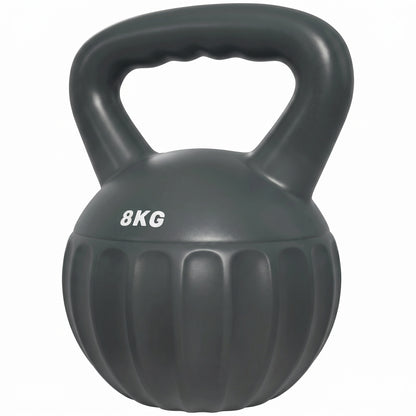 Kettlebell con mango antideslizante para musculación, 8 kg