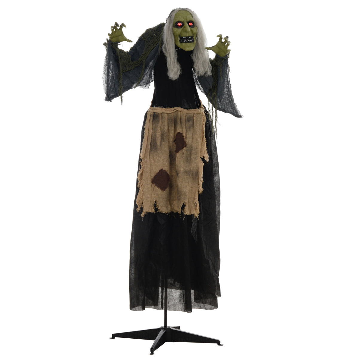 Animated Halloween Witch Decoration Sound Activated