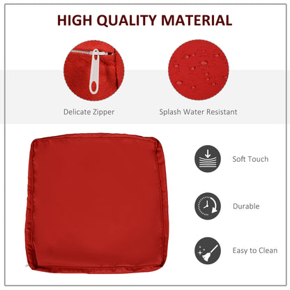 Patio cushion covers set 14 pieces polyester