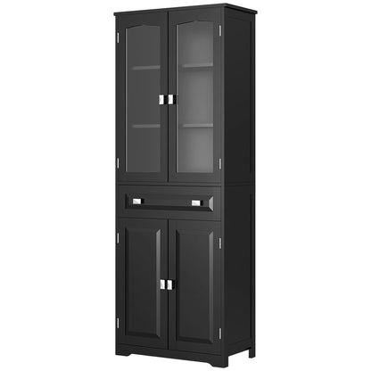 Armario despensa 4 puertas 160 cm almacenamiento cocina