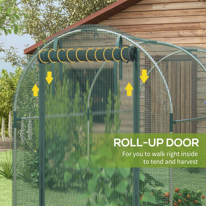 Galvanized Steel Protection Cage 120x240cm with Zippered Door