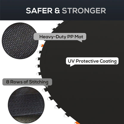 Replacement Trampoline Mat 12 ft, 72 V-Hooks