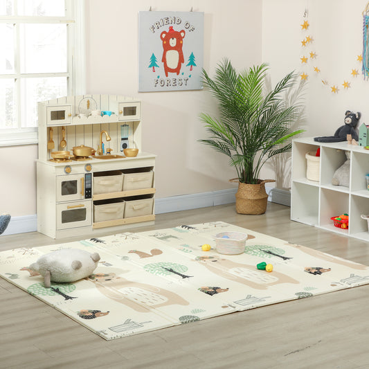 Foldable Dual-Sided Baby Play Mat
