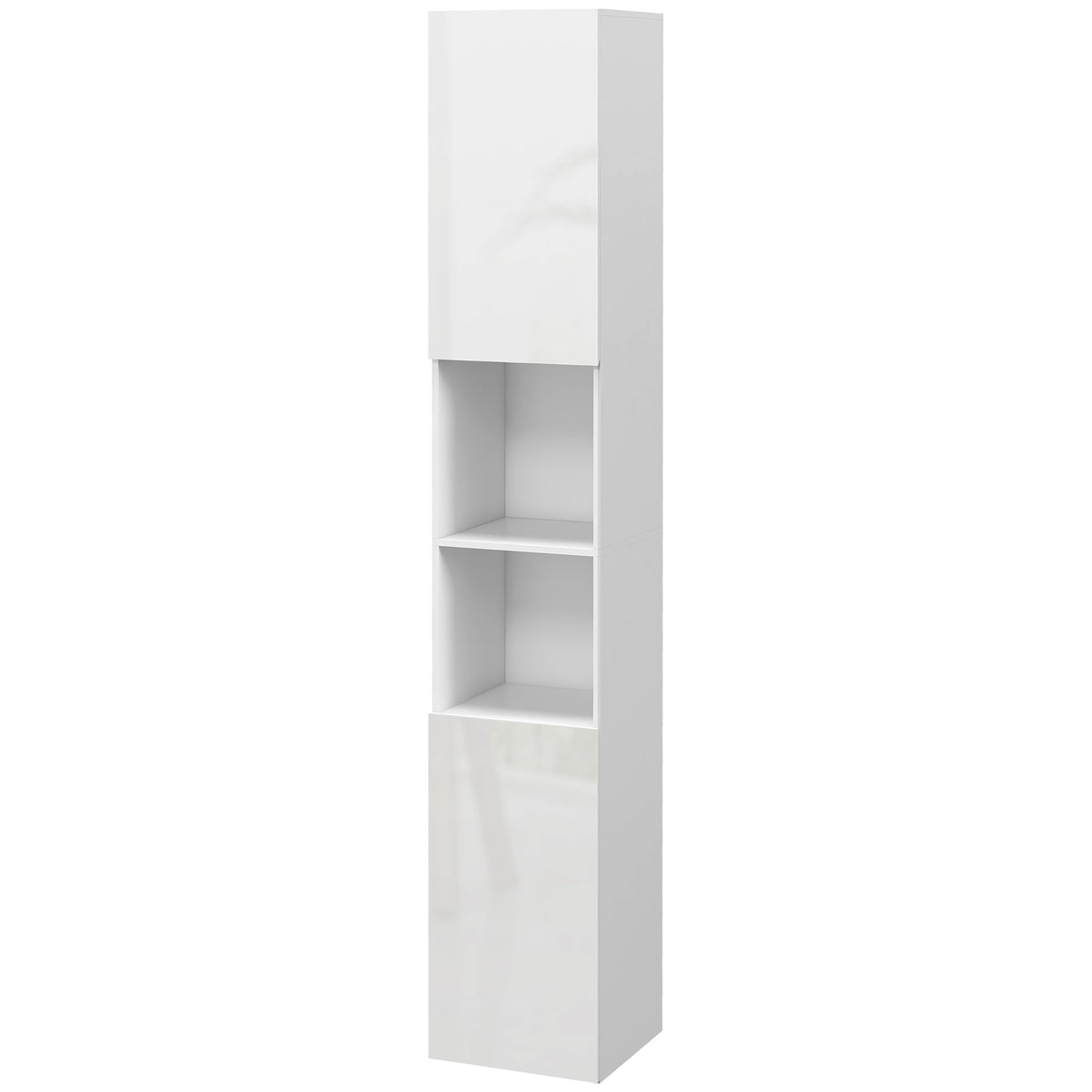 Tall narrow bathroom storage cabinet
