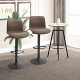 Adjustable Counter Height Bar Stools — Set of 2