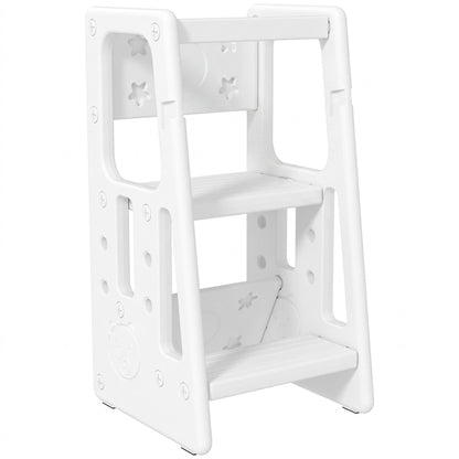 Escalón de cocina infantil regulable de 2 peldaños