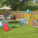 Outdoor Metal Kids Swing Set