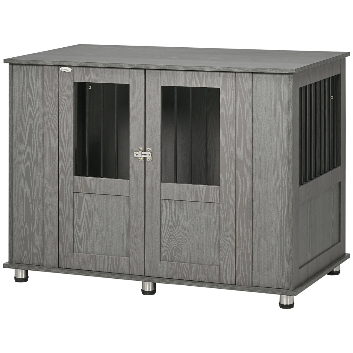 Dog Crate Furniture with Lockable Magnetic Door