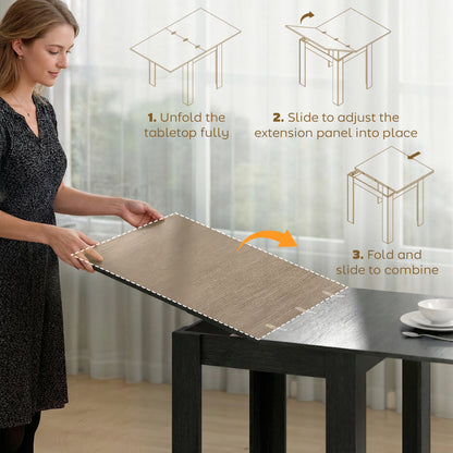 Extendable Dining Table for Small Spaces